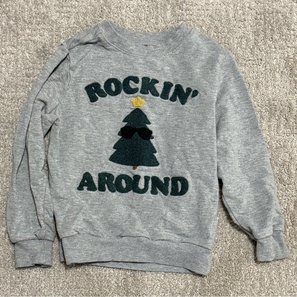 Little Sleepies Play - Rockin’ Around Crewneck Sweatshirt 3T
